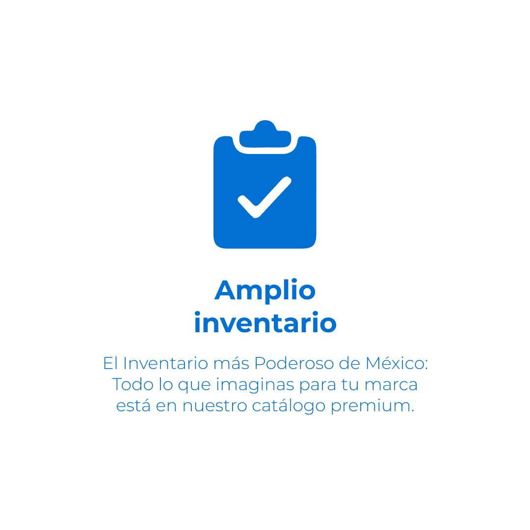 Amplio inventario