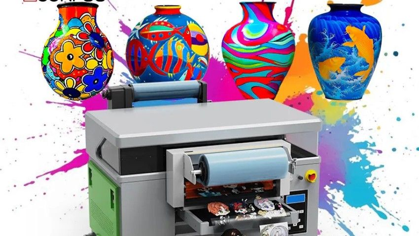 Transferencia de diseño UV DTF a diferentes superficies