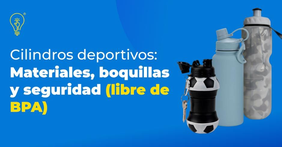 Cilindros deportivos: Materiales, boquillas y seguridad (libre de BPA)