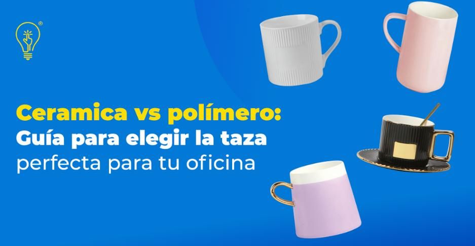 Ceramica vs polímero: Guía para elegir la taza perfecta para tu oficina